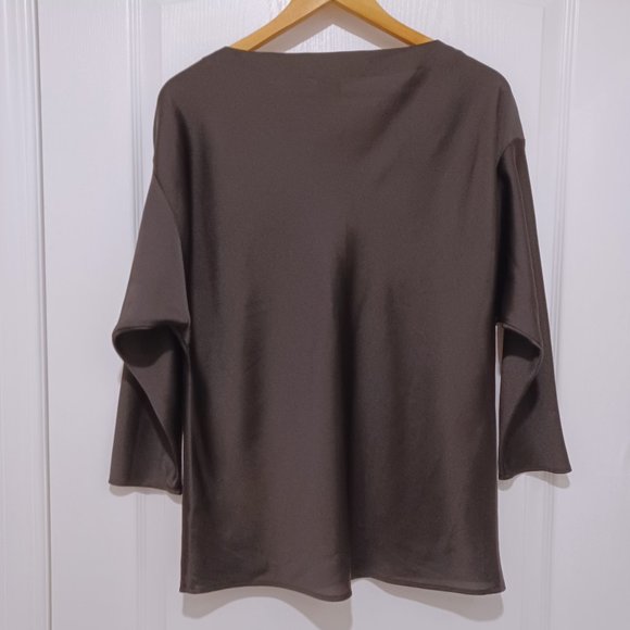 Lord & Taylor - Drape-neck blouse - Picture 7 of 7